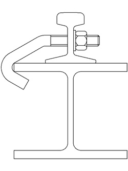 Crane Rail Bolt 2 Bend