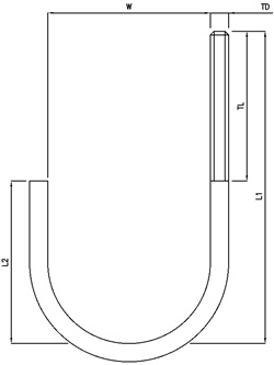 Round J Bolts