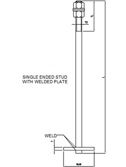 Single Ended Plated Bolts Brisbane